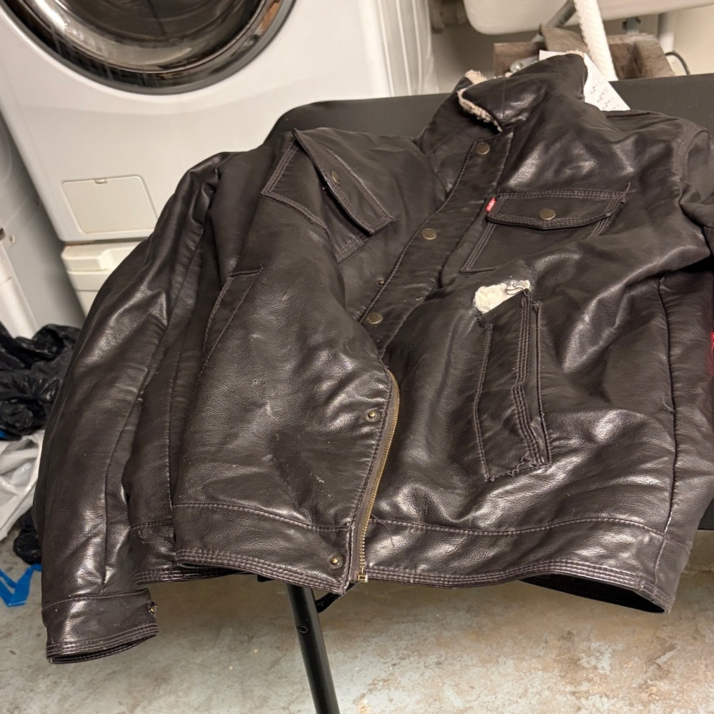 Men's Black Leather Jacket